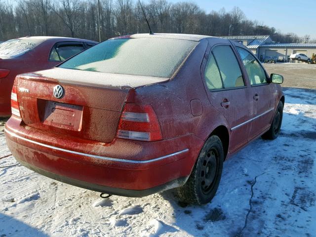 3VWRK69M84M097538 - 2004 VOLKSWAGEN JETTA GL BURGUNDY photo 4