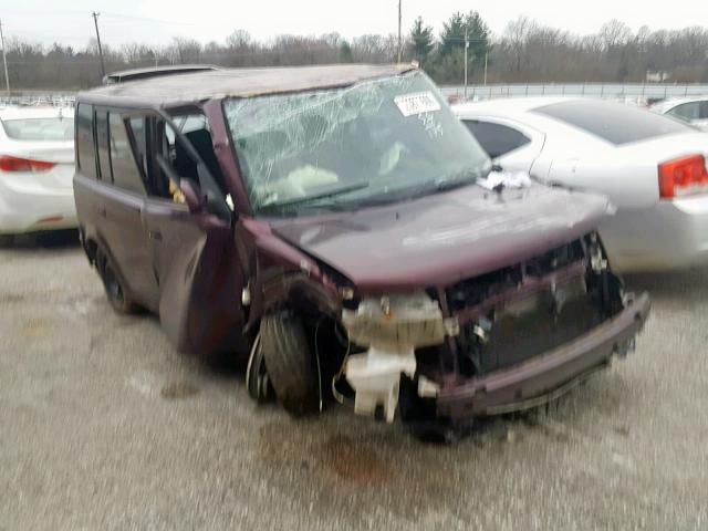 JTLKT324664039943 - 2006 TOYOTA SCION XB Бордовый фото 1