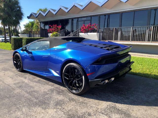 ZHWUR1ZF2HLA05483 - 2017 LAMBORGHINI HURACAN BLUE photo 3