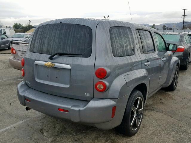 3GNDA13D97S593225 - 2007 CHEVROLET HHR LS GRAY photo 4