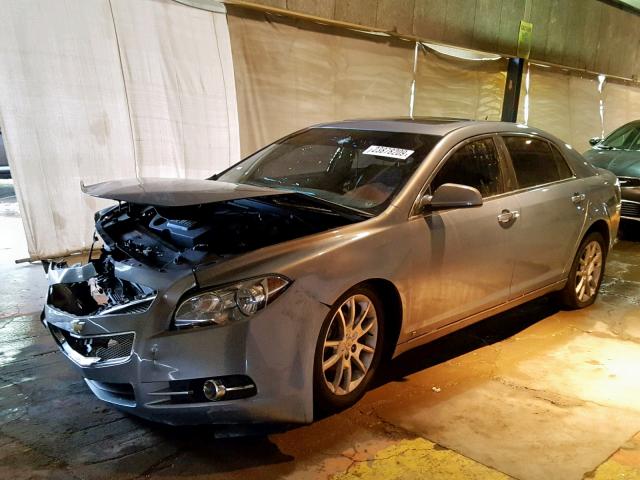 1G1ZK577994170535 - 2009 CHEVROLET MALIBU LTZ SILVER photo 2