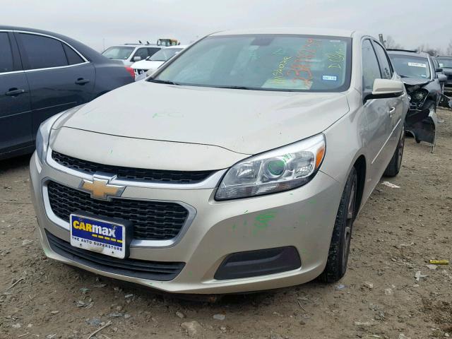 1G11C5SL5EF194456 - 2014 CHEVROLET MALIBU 1LT CREAM photo 2