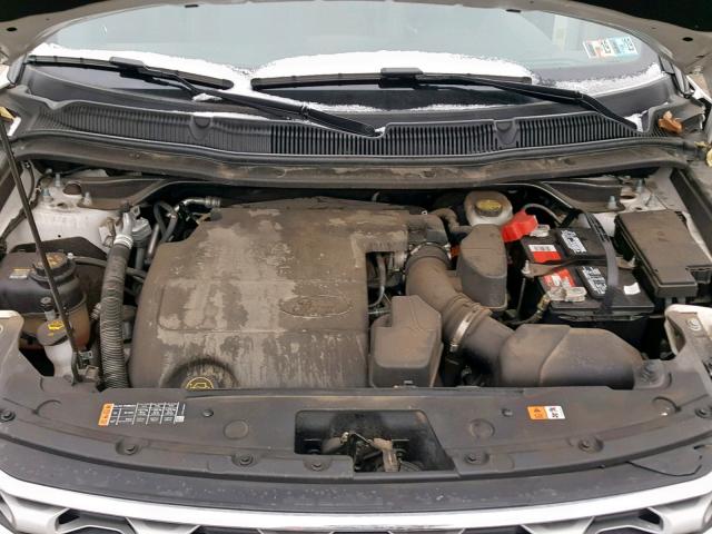 1FM5K8F84GGC46641 - 2016 FORD EXPLORER L WHITE photo 7