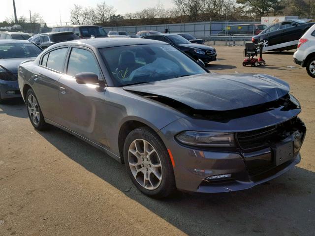 2C3CDXJG5GH304067 - 2016 DODGE CHARGER SX GRAY photo 1