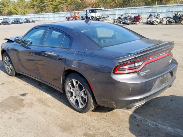 2C3CDXJG5GH304067 - 2016 DODGE CHARGER SX GRAY photo 3