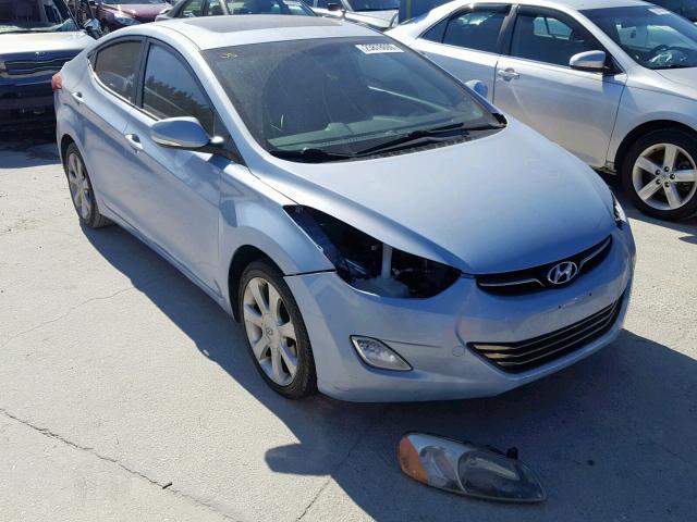 KMHDH4AE7BU091870 - 2011 HYUNDAI ELANTRA GL BLUE photo 1