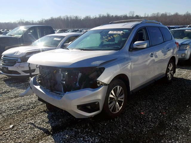 5N1DR2MN9HC698476 - 2017 NISSAN PATHFINDER SILVER photo 2