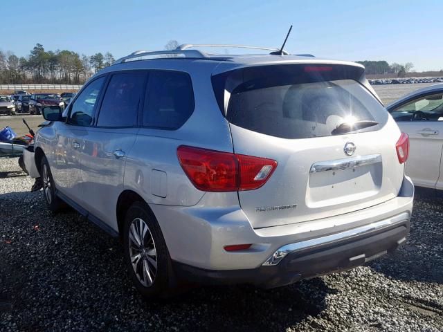 5N1DR2MN9HC698476 - 2017 NISSAN PATHFINDER SILVER photo 3