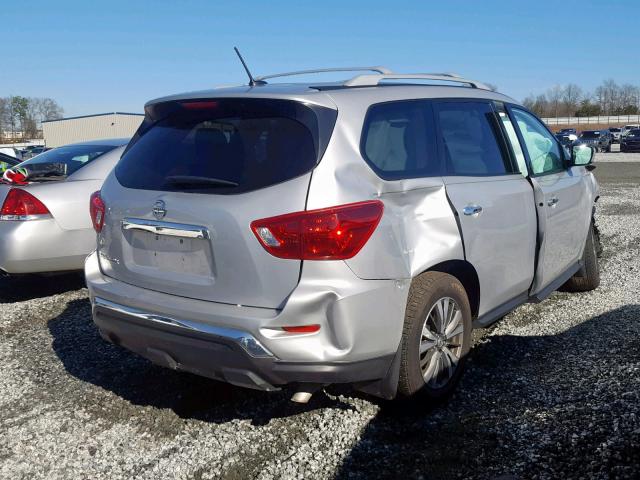 5N1DR2MN9HC698476 - 2017 NISSAN PATHFINDER SILVER photo 4