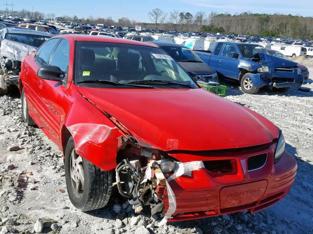 1G2NF52T2YM802888 - 2000 PONTIAC GRAND AM S RED photo 1