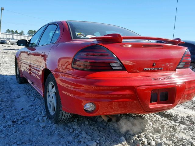 1G2NF52T2YM802888 - 2000 PONTIAC GRAND AM S RED photo 3