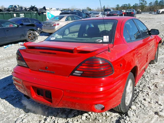 1G2NF52T2YM802888 - 2000 PONTIAC GRAND AM S RED photo 4