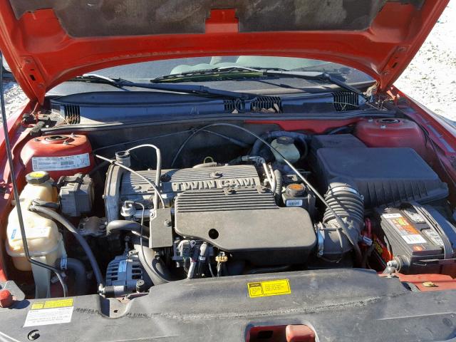 1G2NF52T2YM802888 - 2000 PONTIAC GRAND AM S RED photo 7