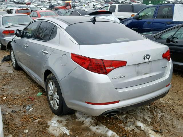 5XXGN4A70CG053786 - 2012 KIA OPTIMA EX SILVER photo 3