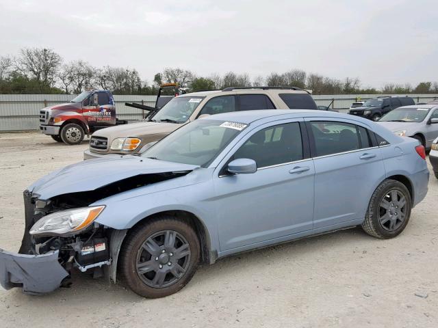 1C3CCBAB2EN122986 - 2014 CHRYSLER 200 LX BLUE photo 2