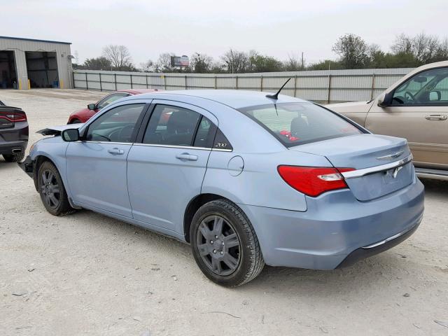 1C3CCBAB2EN122986 - 2014 CHRYSLER 200 LX BLUE photo 3