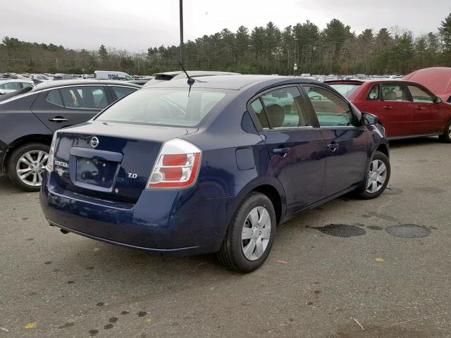 3N1AB61E47L693067 - 2007 NISSAN SENTRA 2.0 BLUE photo 4