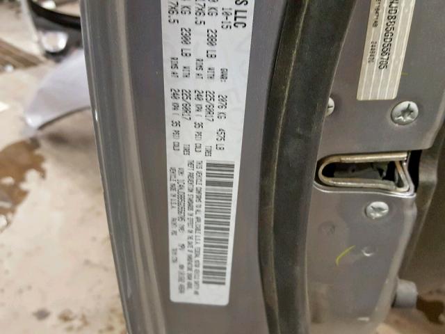 1C4NJDBB5GD556705 - 2016 JEEP COMPASS SP ვერცხლისფერი ფოტო 10