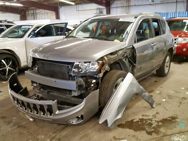 1C4NJDBB5GD556705 - 2016 JEEP COMPASS SP ვერცხლისფერი ფოტო 2