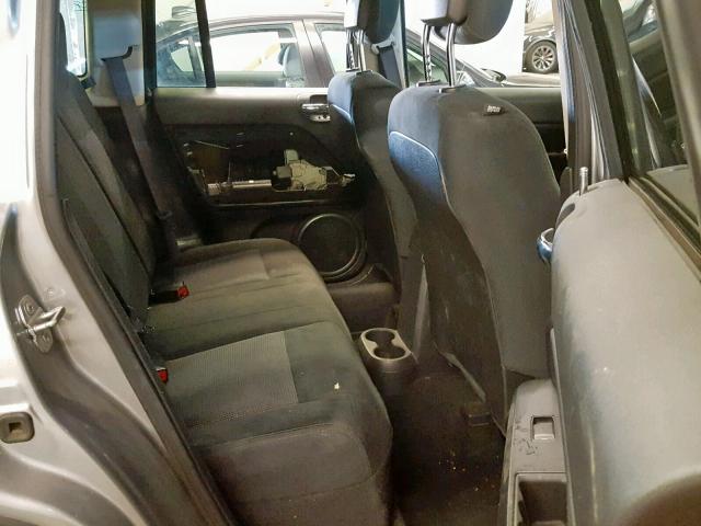 1C4NJDBB5GD556705 - 2016 JEEP COMPASS SP ვერცხლისფერი ფოტო 6