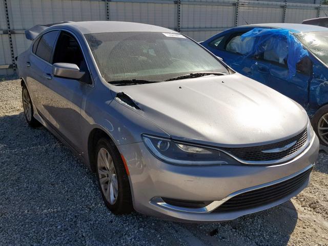 1C3CCCAB3GN164477 - 2016 CHRYSLER 200 LIMITE SILVER photo 1