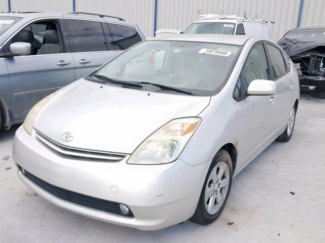 JTDKB20U040103586 - 2004 TOYOTA PRIUS SILVER photo 2