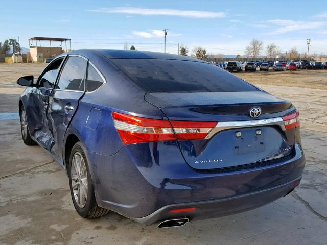 4T1BK1EB6DU053993 - 2013 TOYOTA AVALON BAS BLUE photo 3