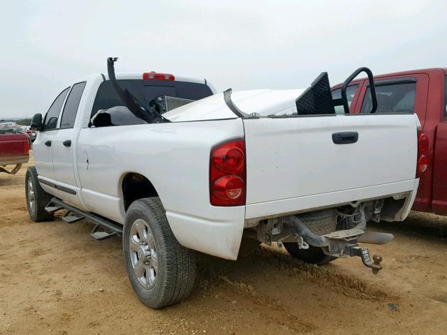 3D7KS28L79G519137 - 2009 DODGE RAM 2500 WHITE photo 3