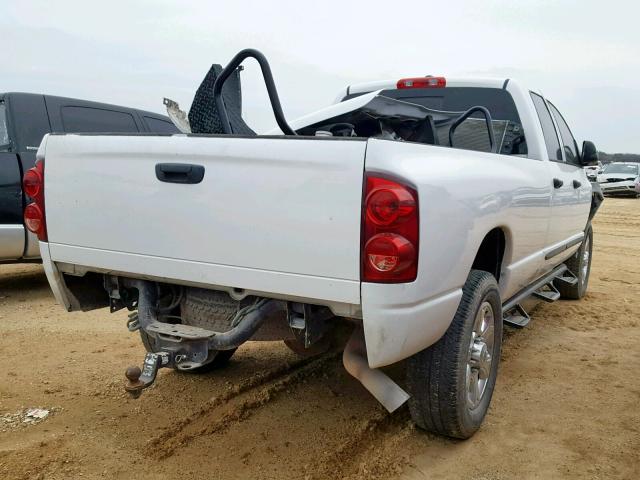 3D7KS28L79G519137 - 2009 DODGE RAM 2500 WHITE photo 4