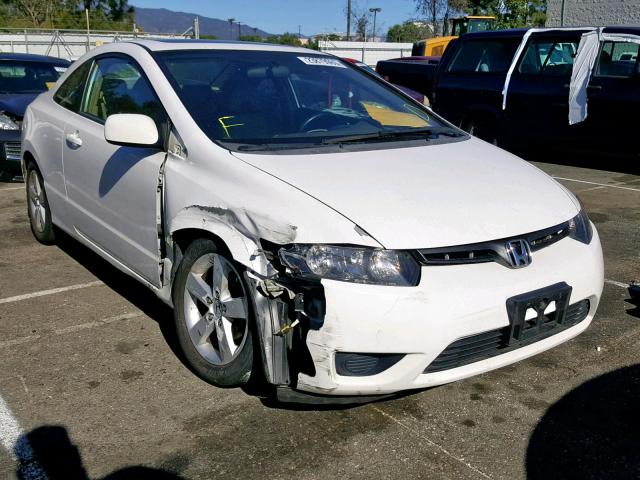 2HGFG12998H509228 - 2008 HONDA CIVIC EXL WHITE photo 1