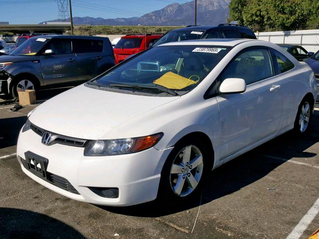 2HGFG12998H509228 - 2008 HONDA CIVIC EXL WHITE photo 2