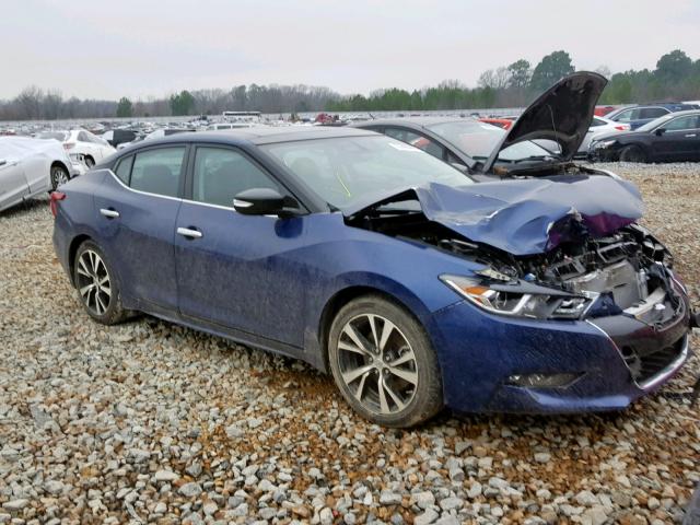 1N4AA6AP7HC453869 - 2017 NISSAN MAXIMA 3.5 BLUE photo 1