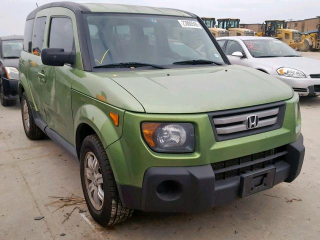 5J6YH18798L006693 - 2008 HONDA ELEMENT EX GREEN photo 1