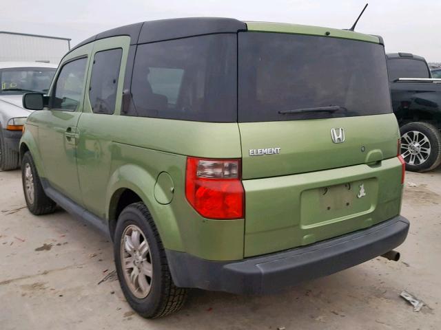 5J6YH18798L006693 - 2008 HONDA ELEMENT EX GREEN photo 3