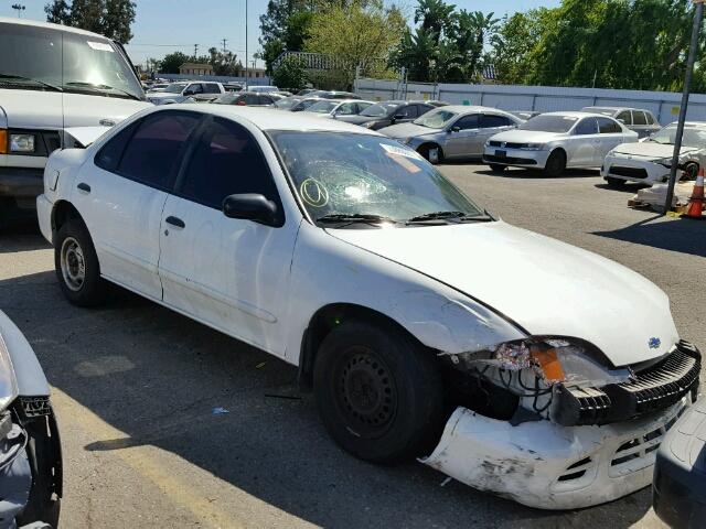 1G1JC524627214311 - 2002 CHEVROLET CAVALIER B WHITE photo 1