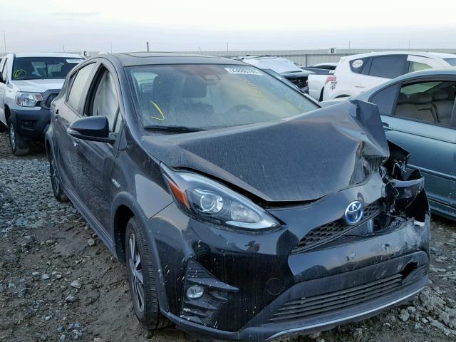 JTDKDTB35J1606153 - 2018 TOYOTA PRIUS C BLACK photo 1