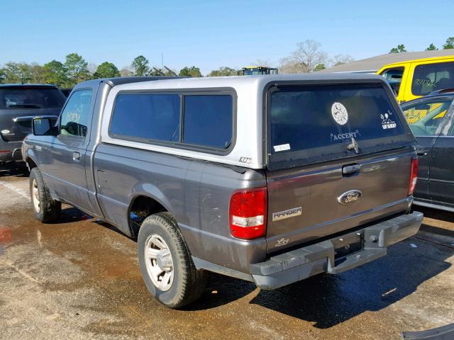 1FTYR10D78PB15523 - 2008 FORD RANGER GRAY photo 3