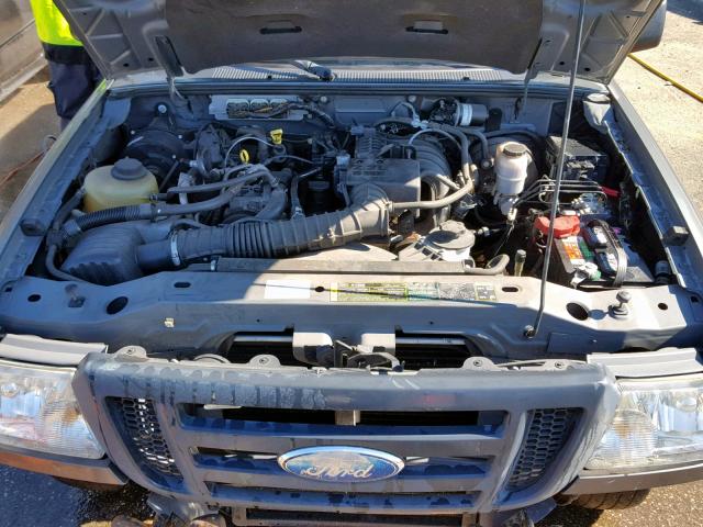 1FTYR10D78PB15523 - 2008 FORD RANGER GRAY photo 7