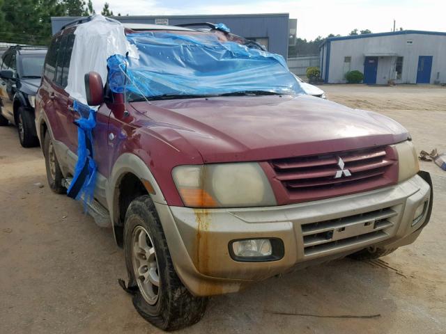 JA4MW51R12J065313 - 2002 MITSUBISHI MONTERO LI MAROON photo 1