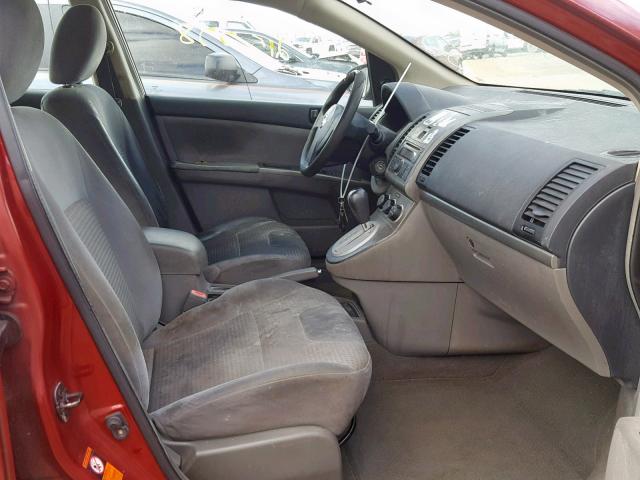 3N1AB61E88L700748 - 2008 NISSAN SENTRA 2.0 RED photo 5