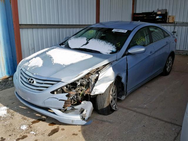 5NPEB4ACXBH253462 - 2011 HYUNDAI SONATA GLS ლურჯი ფოტო 2