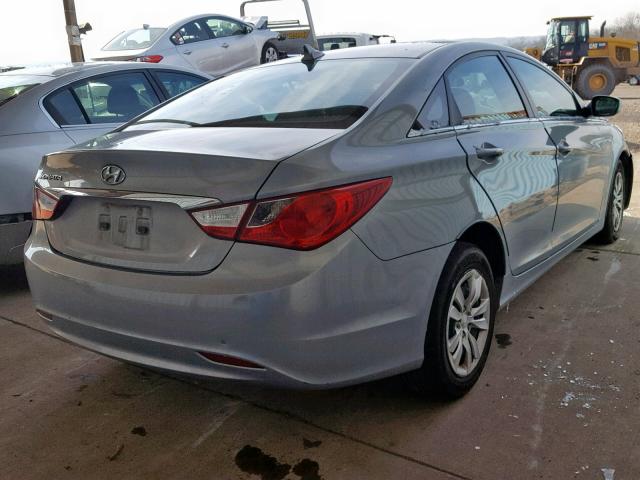 5NPEB4ACXBH253462 - 2011 HYUNDAI SONATA GLS ლურჯი ფოტო 4