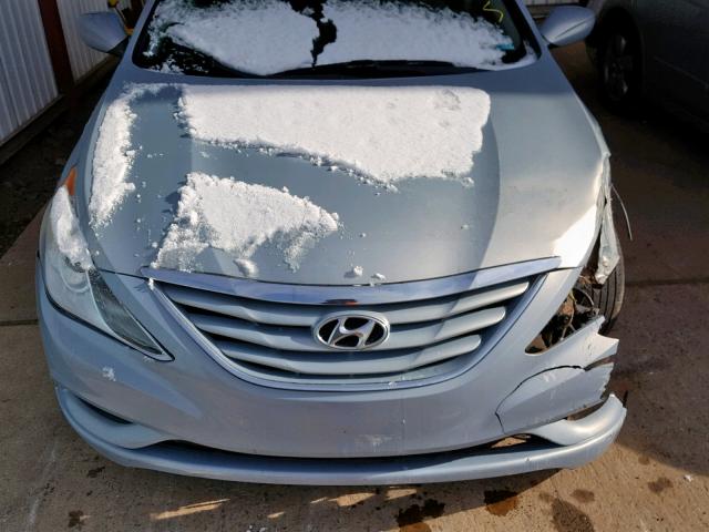 5NPEB4ACXBH253462 - 2011 HYUNDAI SONATA GLS ლურჯი ფოტო 7
