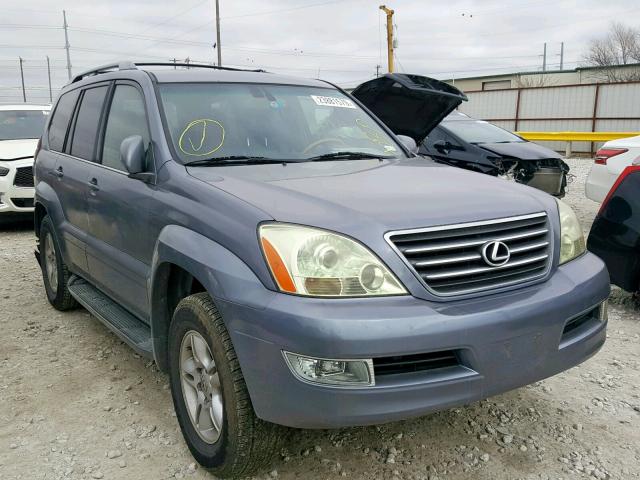 JTJBT20X540059007 - 2004 LEXUS GX 470 BLUE photo 1