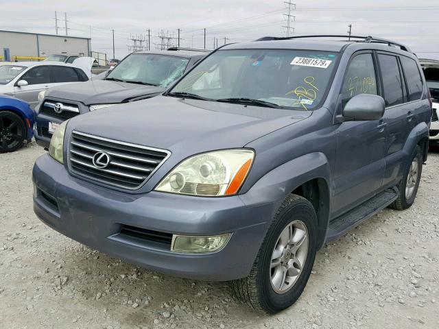 JTJBT20X540059007 - 2004 LEXUS GX 470 BLUE photo 2