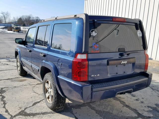 1J8HG48K96C123999 - 2006 JEEP COMMANDER Mavi foto 3
