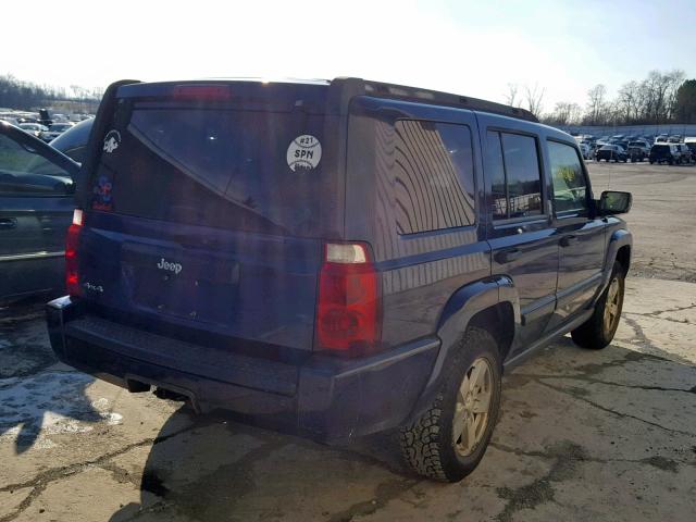 1J8HG48K96C123999 - 2006 JEEP COMMANDER Mavi foto 4