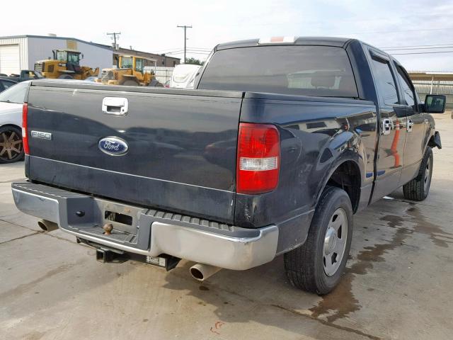 1FTRW12W78KF02663 - 2008 FORD F150 SUPER BLACK photo 4