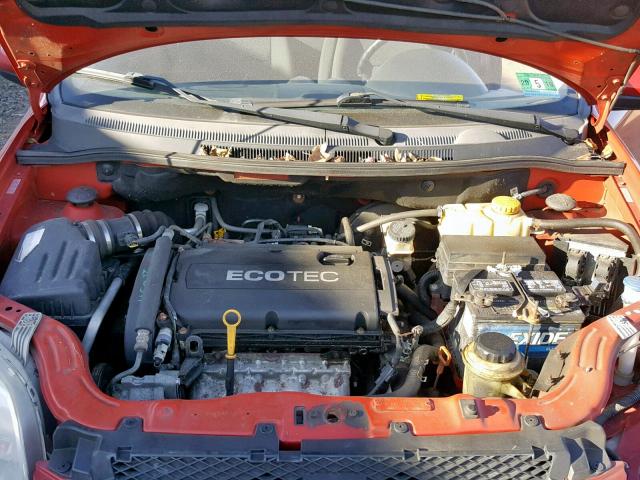 KL1TG5DE7AB044022 - 2010 CHEVROLET AVEO LT 红色 照片 7