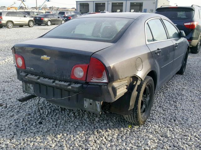 1G1ZA5EU5CF393565 - 2012 CHEVROLET MALIBU LS GRAY photo 4